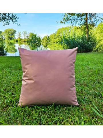 JACK 2er Set Outdoor Kissenhülle 60x60cm Uni in Altrosa