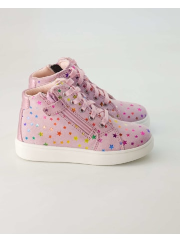 Richter Shoes Schnürstiefel in Rosa