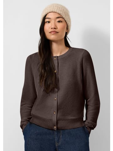 QS Strickjacke in 89W0_dunkelbraun