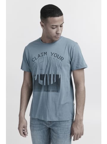 BLEND T-Shirt Tee 20714241  Modernes T-Shirt mit Labelprint in royal