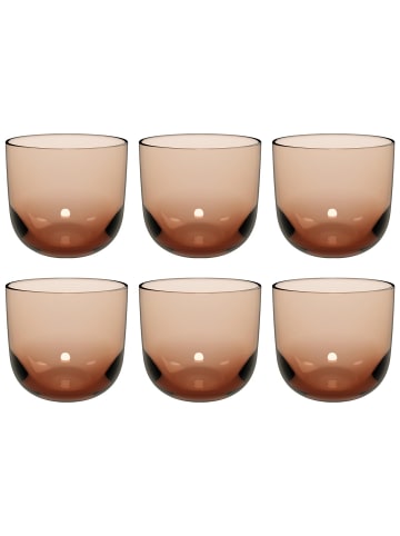 like. by Villeroy & Boch 6er Set Wassergläser Like Glass 280 ml in Clay