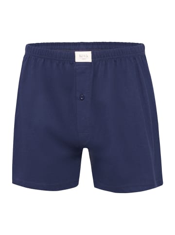 Phil & Co. Berlin  Boxer Jersey Loose Fit in Dunkelblau