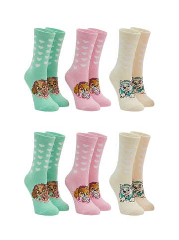 ONOMATO! 6er-Set: Socken Paw Patrol Skye in Mehrfarbig