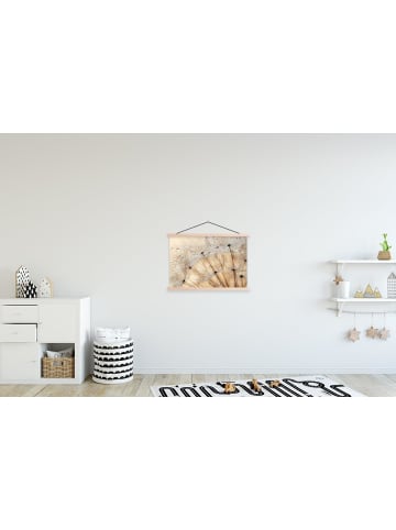 MuchoWow Lehrtafel / Wandbehang Braun