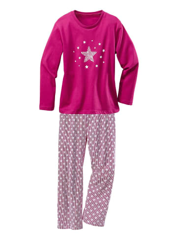 Petite Fleur Kids Pyjama in weiß, beere