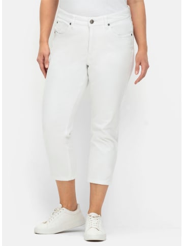 sheego 7/8-Jeans in white denim