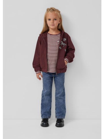 s.Oliver Sweatshirt Jacke in 4927_bordeaux