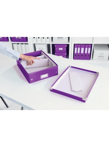 Leitz Organisationsbox Click & Store mittel violett