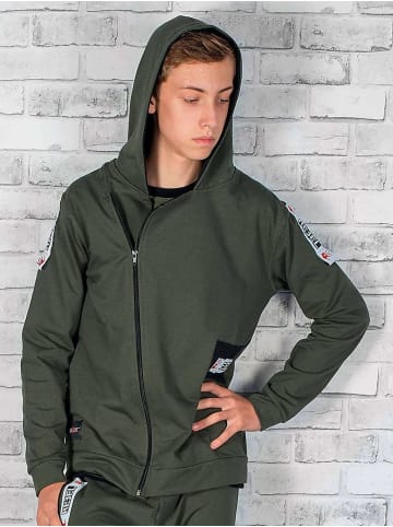 BEZLIT Sweatjacke in Olivegrün