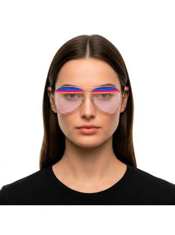 Salvatore Ferragamo Sonnenbrille in Gold