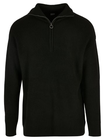 Urban Classics Half-Zip in schwarz