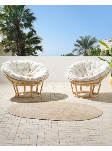 Beliani 2er-Set Sessel SALVO in /Beige