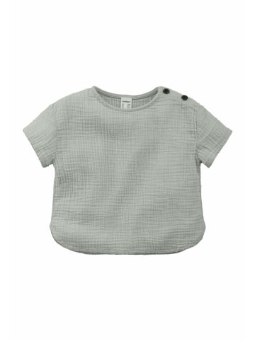 Hessnatur Musselin Shirt in nebelgrau