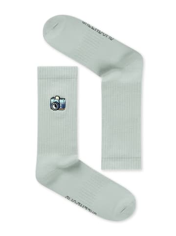 GreenBomb Tennis Socks Camera in Muted Mint