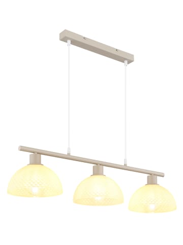Globo lighting Hängeleuchte "SELMA" in beige