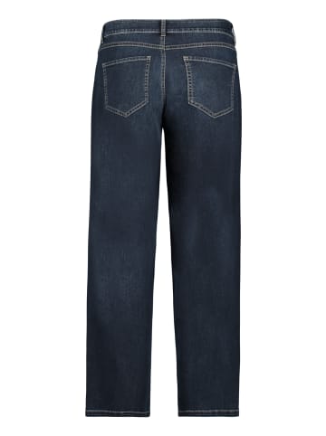 CARTOON Used Look-Jeans mit Waschung in Dunkelblau