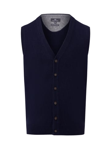 Nils Sundström Strickweste in marine - 0011