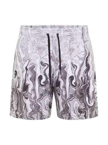 Carlo Colucci Bermudas Eiberger in Grau / Weiß