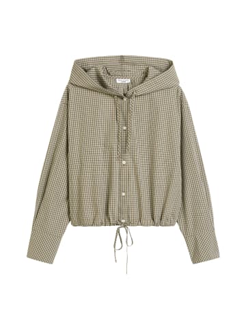Marc O'Polo DENIM Kapuzenbluse cropped in Dark Green