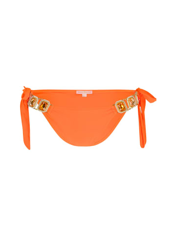 Moda Minx Bikini Hose Boujee seitlich gebunden in Orange