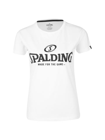 Spalding T-Shirt Essential Logo in weiß