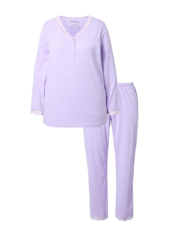 Ulla Popken Pyjama in zartes lavendel