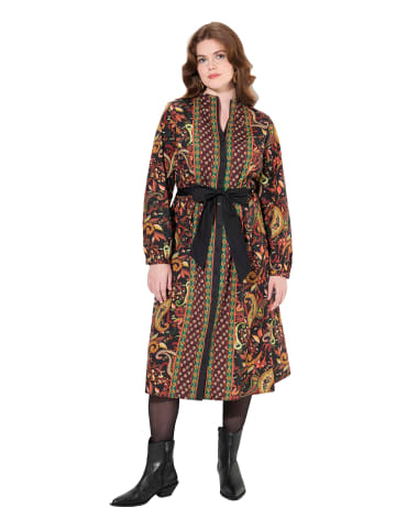 Ulla Popken Midikleid in classic schwarz