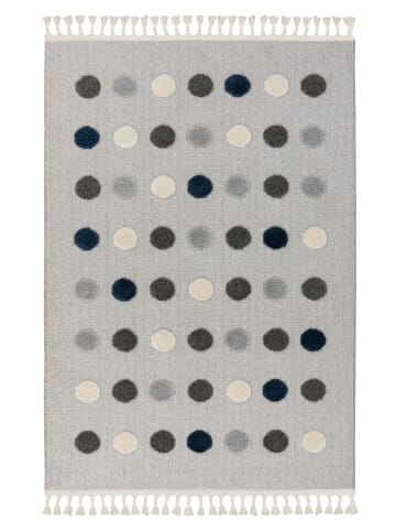 Kayoom Kinder Teppich Modena 419 in grau - rechteckig