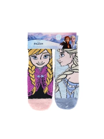 Disney Frozen Socken 2er-Pack – Flauschige Komfort für kalte Tage in Mehrfarbig
