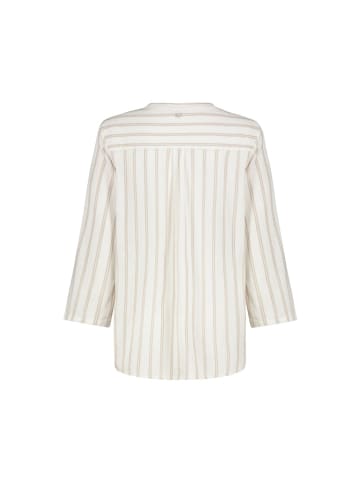 Eight2Nine Langarmbluse in stripes: white-light sand