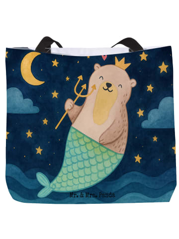 Mr. & Mrs. Panda Tote Bag Wassermann Astrologie Design ohne Spruch in Weiß