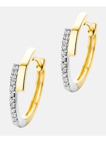 Diamant L'éternel Ohrringe aus 375 Gelbgold mit Diamant