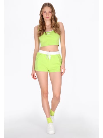 myMO ATHLSR Women Shorts in lime offwhite