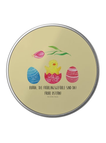 Mr. & Mrs. Panda Aufbewahrungsbox Küken Schlüpfen mit Spruch in Gelb Pastell