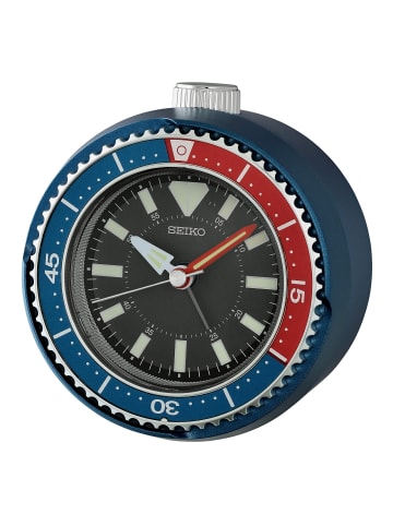 Seiko Quarz Wecker Blau/Rot