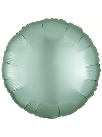 Wisam Farbe Silk Lustre Mint Grüner runder Folienballon 43 cm
