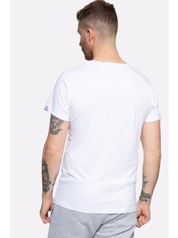 Akito Tanaka Akito Tanaka T-Shirt mit Frontprint Strong in weiß