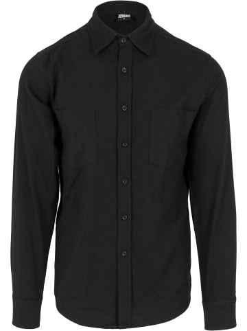 Urban Classics Flanell-Hemden in blk/blk