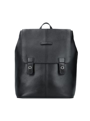 The Bridge Biagio Rucksack Leder 42 cm Laptopfach in nero