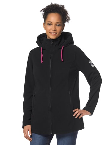 H.I.S. Fleecejacke in schwarz
