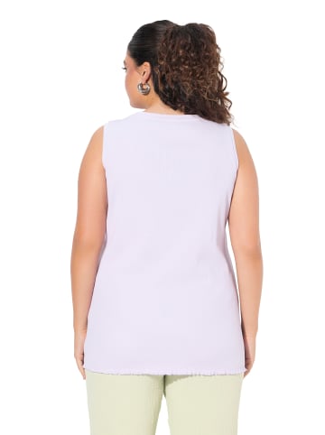 Ulla Popken Strick-Top in lavendel