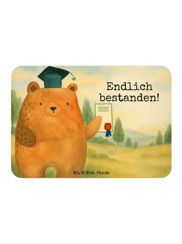 Mr. & Mrs. Panda whiteboardmagnet Bär Prüfung Design mit Spruch in Weiß