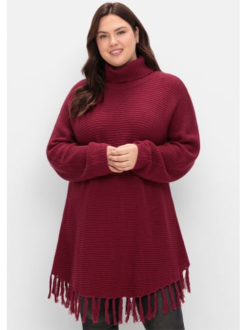 sheego Strickpullover in beere