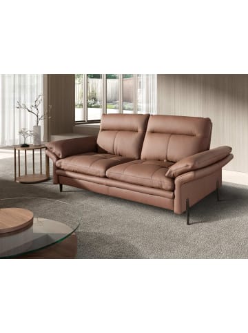 Angel Cerdá Sofa 6242 in Braun / Dunkler Stahl