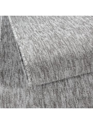 KADIMA DESIGN Teppich Kurzflor Waschbar Einfarbig AMMER Strapazierfähig OEKO-TEX in Hellgrau