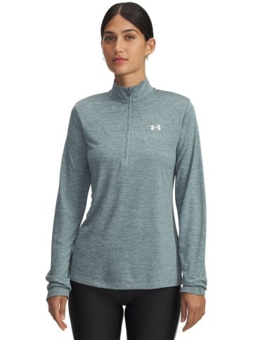 Under Armour Pullover "Tech 1/2 Zip-Twist" in Blau
