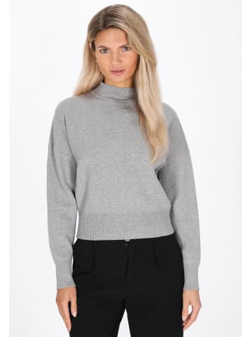 usha BLACK LABEL Women Sweater in grey melange
