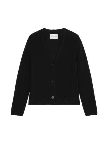 Marc O'Polo V-Neck-Cardigan relaxed in Schwarz