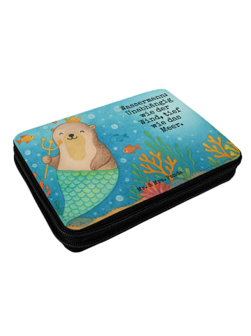 Mr. & Mrs. Panda Etui Wassermann Astrologie Design mit Spruch in Weiß