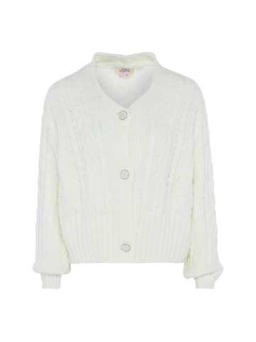 faina Cardigan in Wollweiss